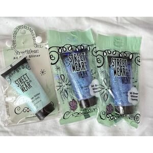 StreetWear All Over Glitter 2001 Revlon Lot of 3 Y2K Body Gel Disco & Charming